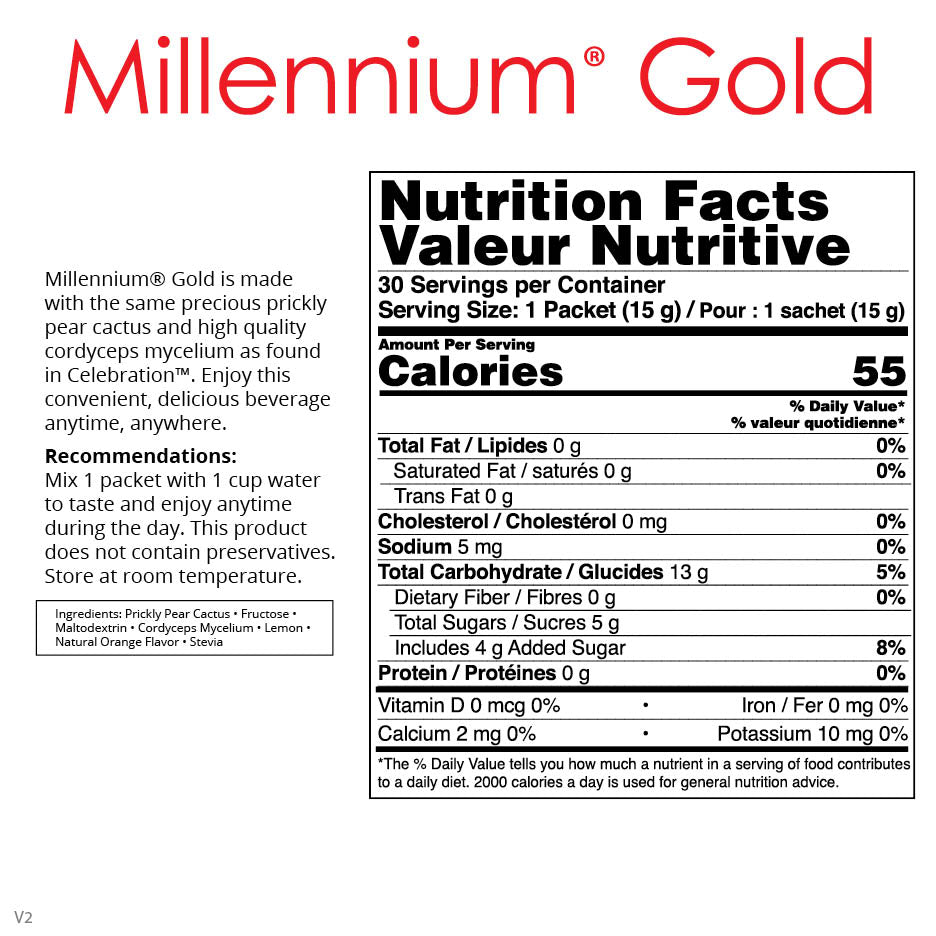 Millennium® Powder Beverage Gold Edition